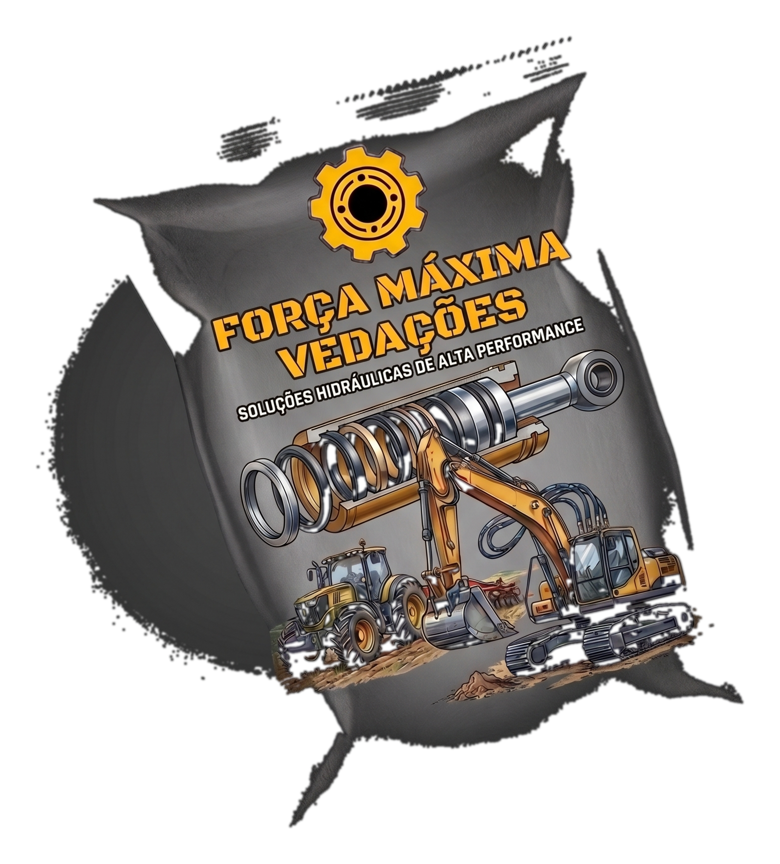 Arte do kit de reparo CNH Forca Maxima